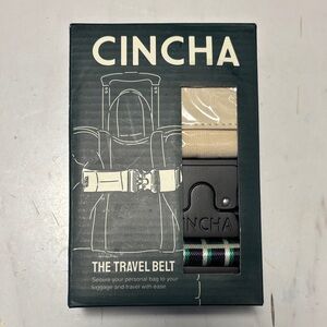 Cincha Beige and Black Travel Belt